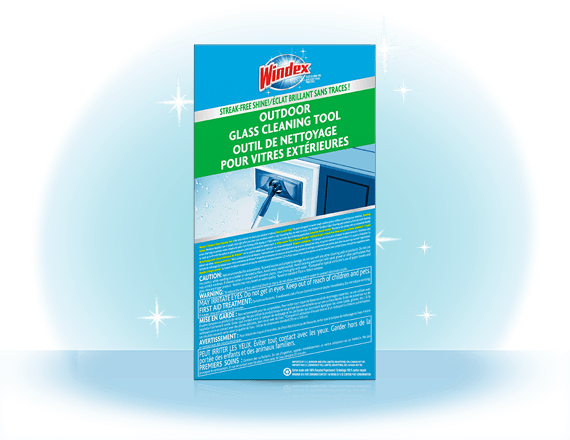 Windex® Outdoor All-in-One Glass Cleaning Tool CA Back