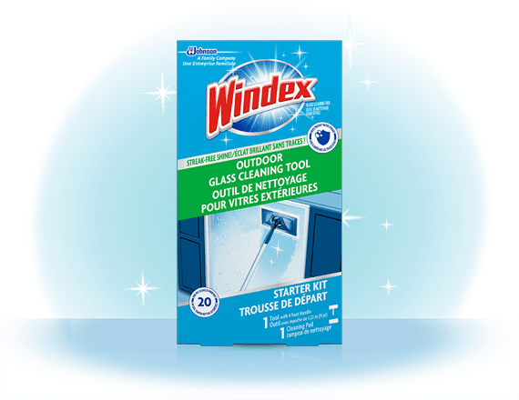 Windex® Outdoor All-in-One Glass Cleaning Tool CA Front